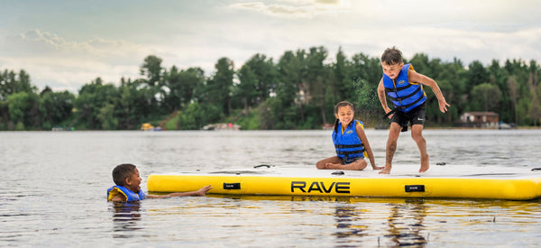 RAVE Sports Aqua Dock floating mat for water