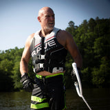 RAVE Sports Tow Rope 75' 4-Section Ski Rope w/NBR Tractor Grip - Pro