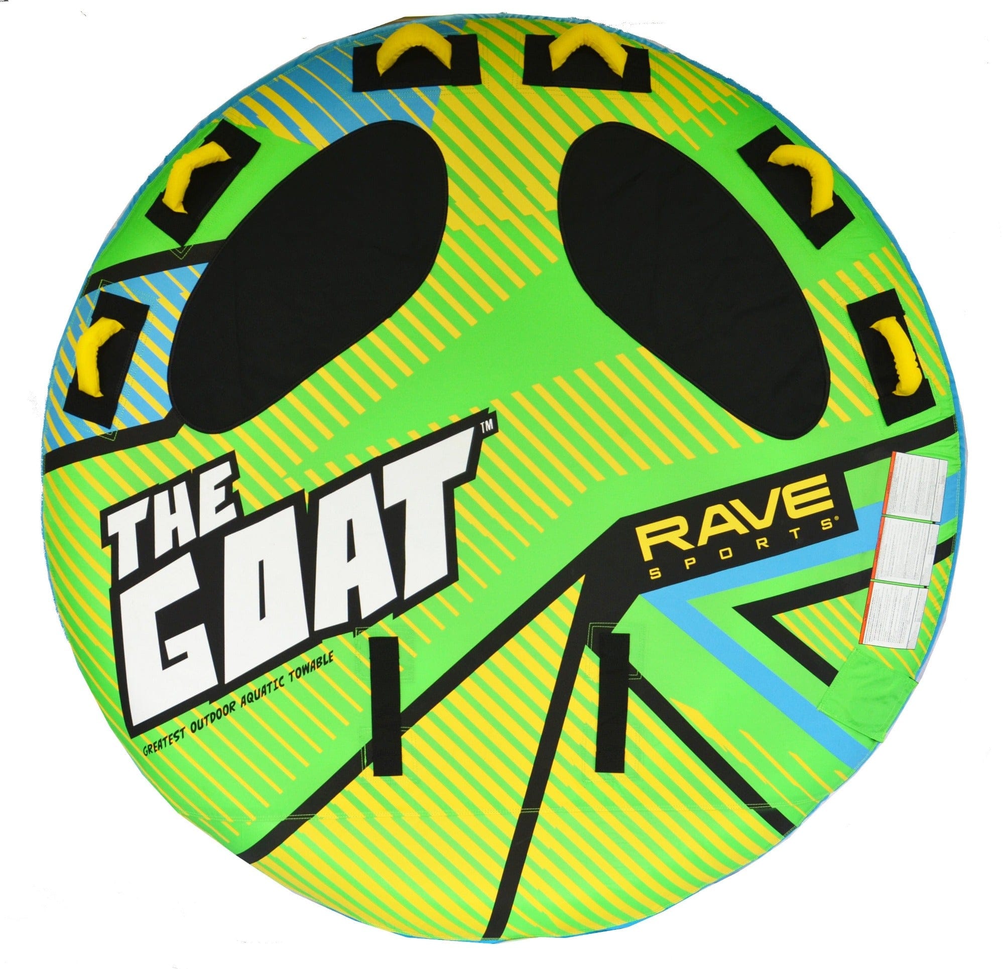 邦楽 GOATBED / FLOAT3SONGS Re-MMS 2025EDITION The GOAT | Boat Towable Tube | Three-Rider Tube | RAVE Sports