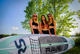 RAVE Sports Paddle Board Cruiser - Seaglass Stand Up Paddle Board
