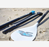RAVE Sports Paddle Board Paddle Travel 3 Piece Hybrid Fiber SUP Paddle