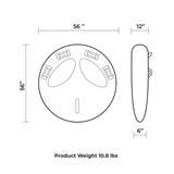 RAVE Sports Towable Tube Burst Boat Towable Tube