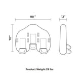 RAVE Sports Towable Tube Charger Boat Towable Tube