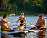 RAVE Sports Paddle Board Cruiser - Electric Lime Stand Up Paddle Board