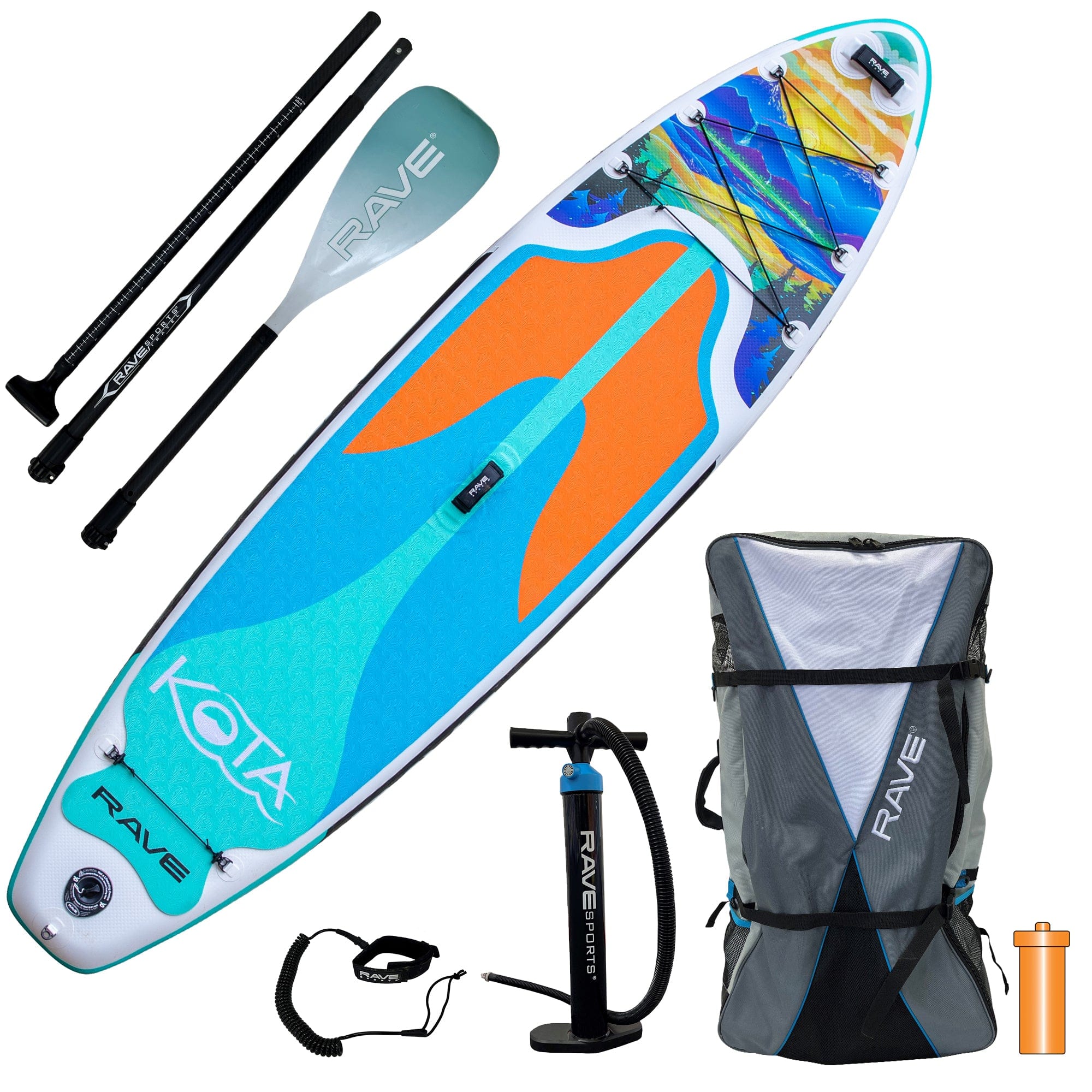Kota Mountain Lake Inflatable Stand Up Paddle Board Package