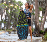 RAVE Sports Wakeboard Fractal Wakesurfing Board