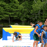 RAVE Sports Giant Inflatables Splash Trax Serpent