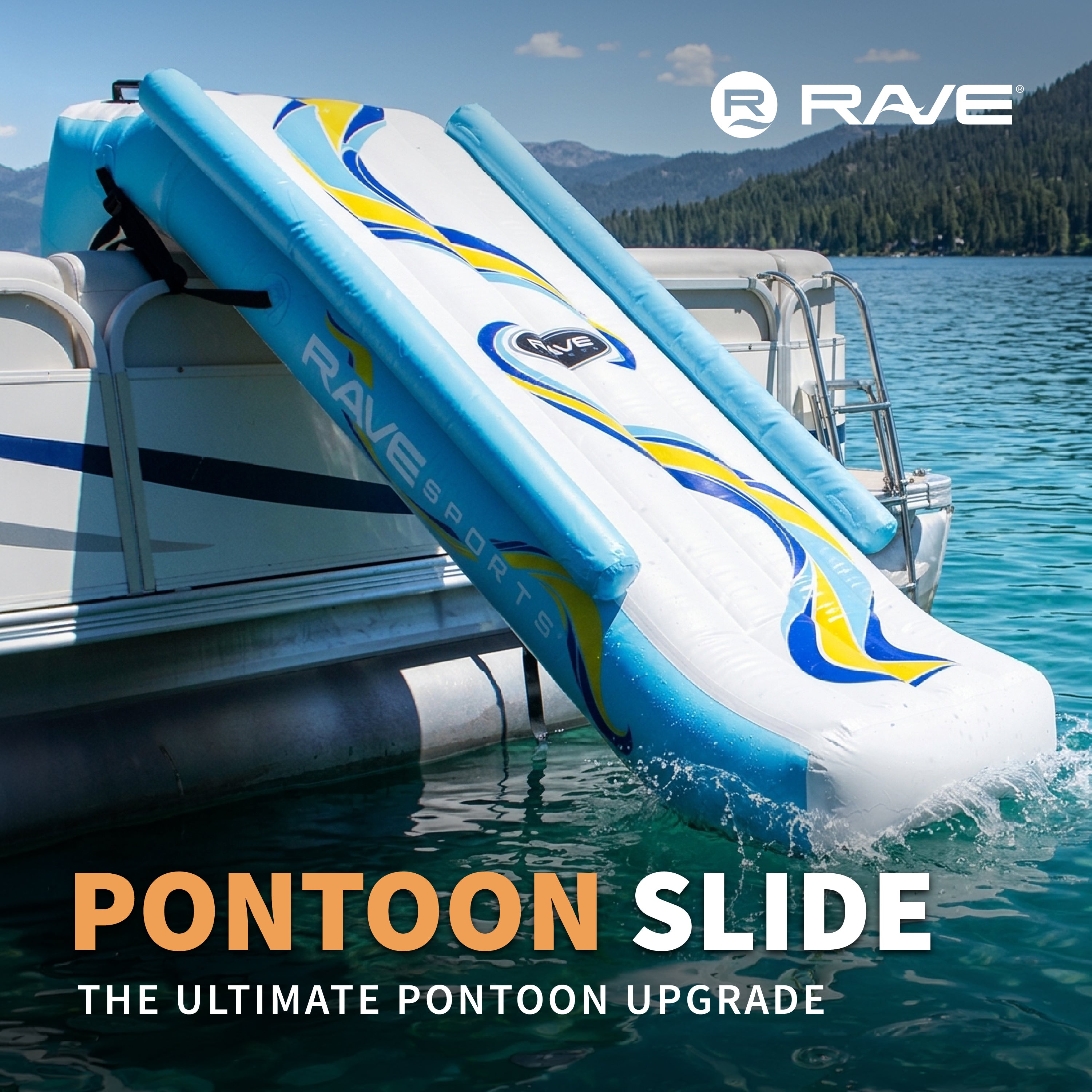 Pontoon Slide | Inflatable Pontoon Water Slide | RAVE Sports