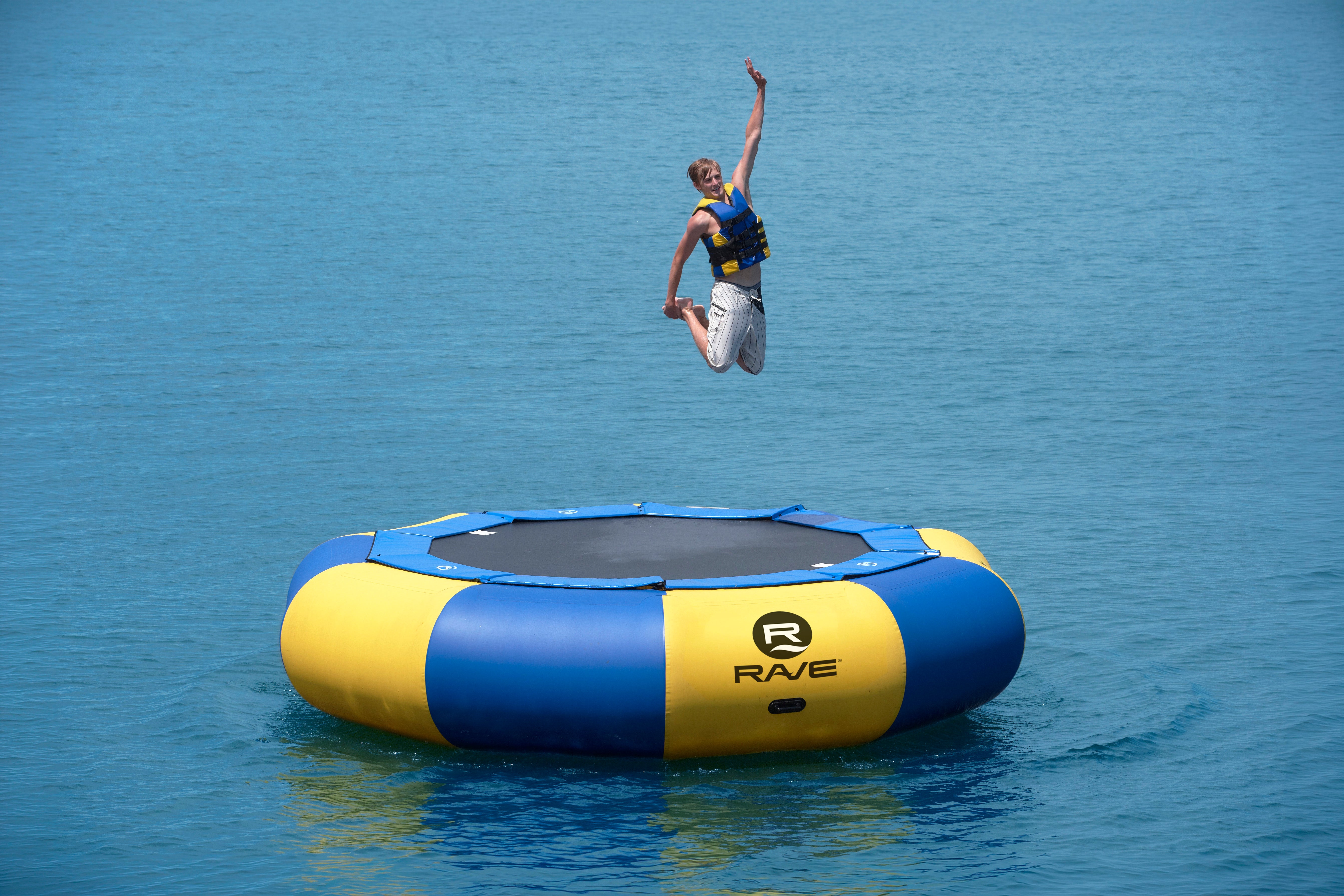 Aqua Jump 150 | Floating Water Trampoline | RAVE Sports
