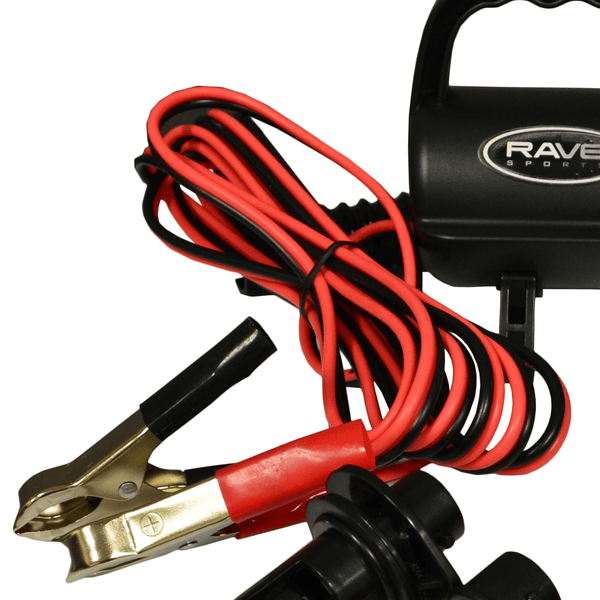 RAVE Sports Pump 12V High Pressure Inflator/Deflator w/Alligator clips