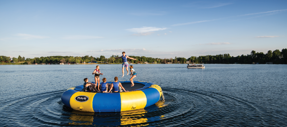 RAVE Sports Aqua Jump water trampoline 