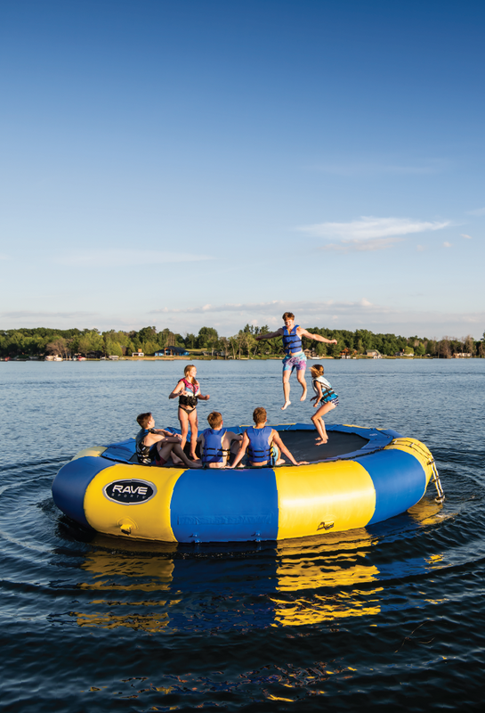 RAVE Sports Aqua Jump water trampoline 