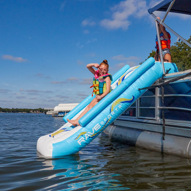 Pontoon Slide Inflatable Pontoon Water Slide RAVE Sports