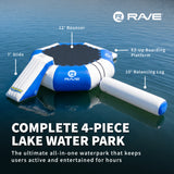 Splash Zone Plus 12' + Slide & Log Package