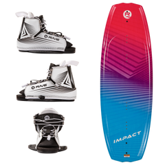Jr. Impact Wakeboard with Bindings Package - Red Brick