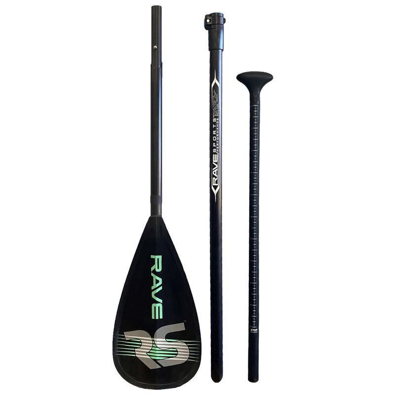 Travel 3 Piece Hybrid Fiber SUP Paddle | RAVE Sports