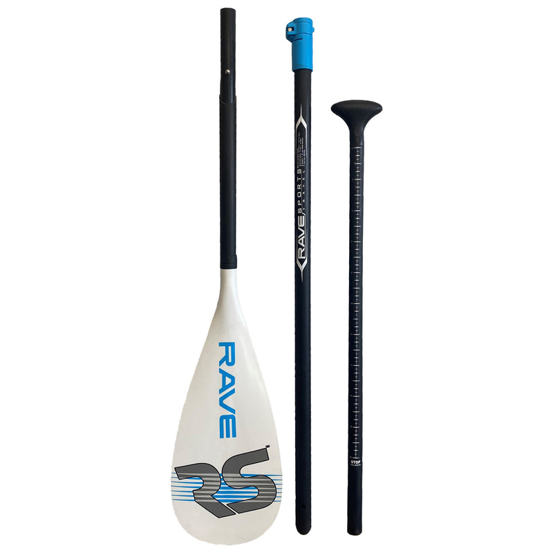 Travel 3 Piece Hybrid Fiber SUP Paddle | RAVE Sports