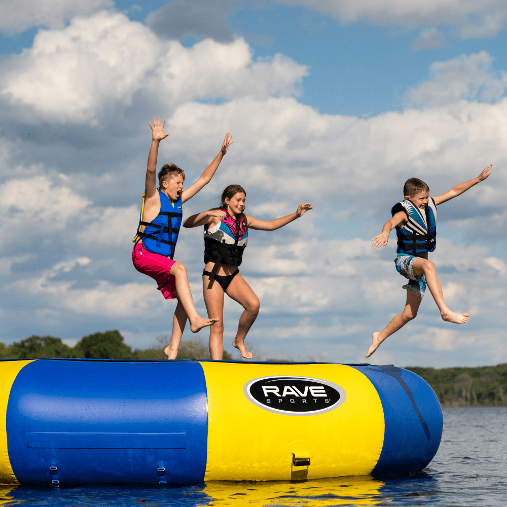 Aqua Jump 150 | Floating Water Trampoline | RAVE Sports