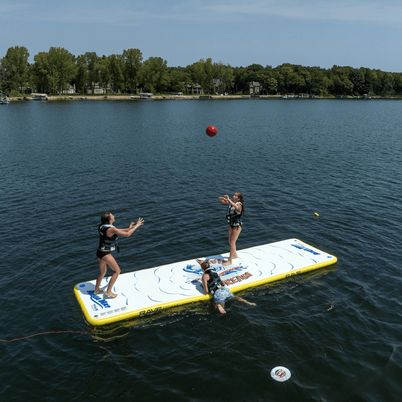 Aqua Mat LTD 18' | Floating Mat | Inflatable Water Mat | RAVE Sports