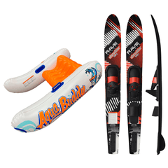 RAVE Sports Water Ski Jr. Shredder Skier Package with Aqua Buddy