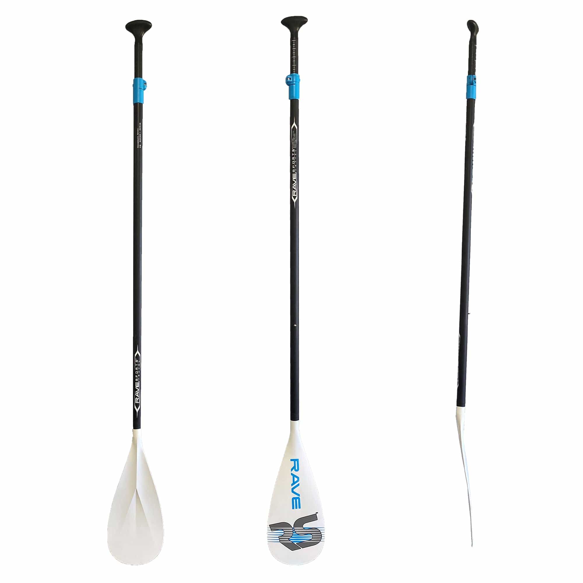 RAVE Sports Travel 3-Piece SUP Paddle - Adjustable, Lightweight Hybrid Fiber - View #4