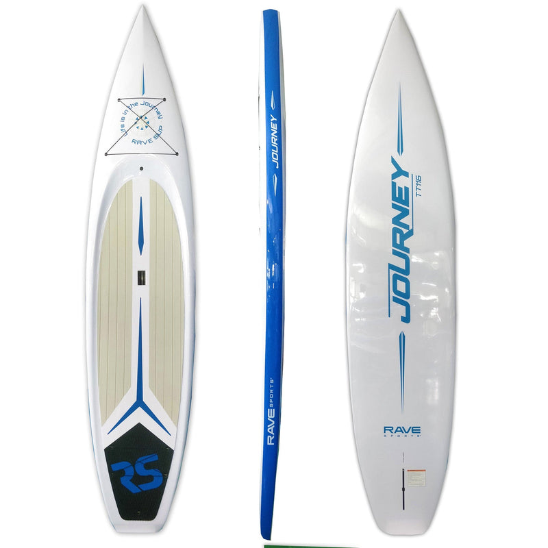 RAVE Sports Paddle Board Blue Journey - A Series Stand Up Paddle Board