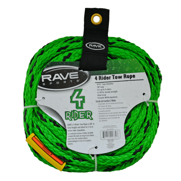 RAVE Sports Tow Rope 1-Section 4-Rider Tow Rope