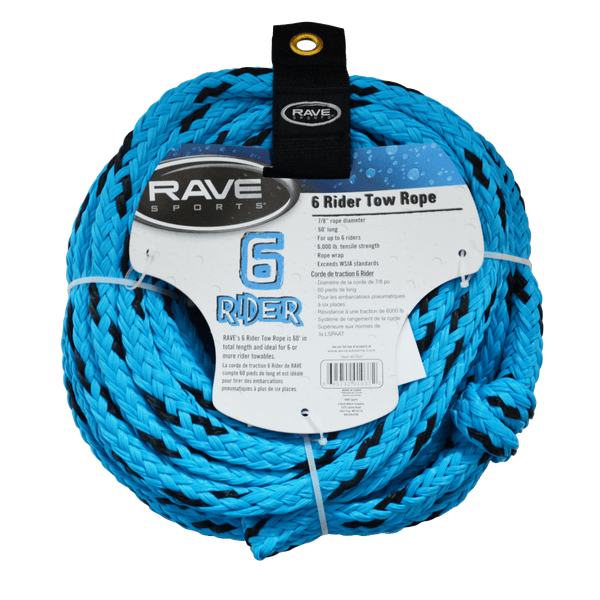 RAVE Sports Tow Rope 1-Section 6-Rider Tow Rope