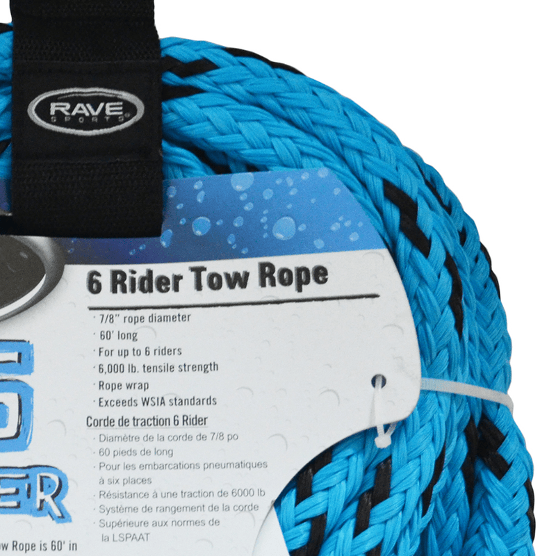 RAVE Sports Tow Rope 1-Section 6-Rider Tow Rope
