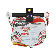 RAVE Sports Tow Rope 75' 1-Section Ski Rope w/NBR Smooth Grip- Promo
