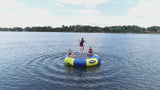 RAVE Sports Aqua Jump 150 blue and yellow water trampoline