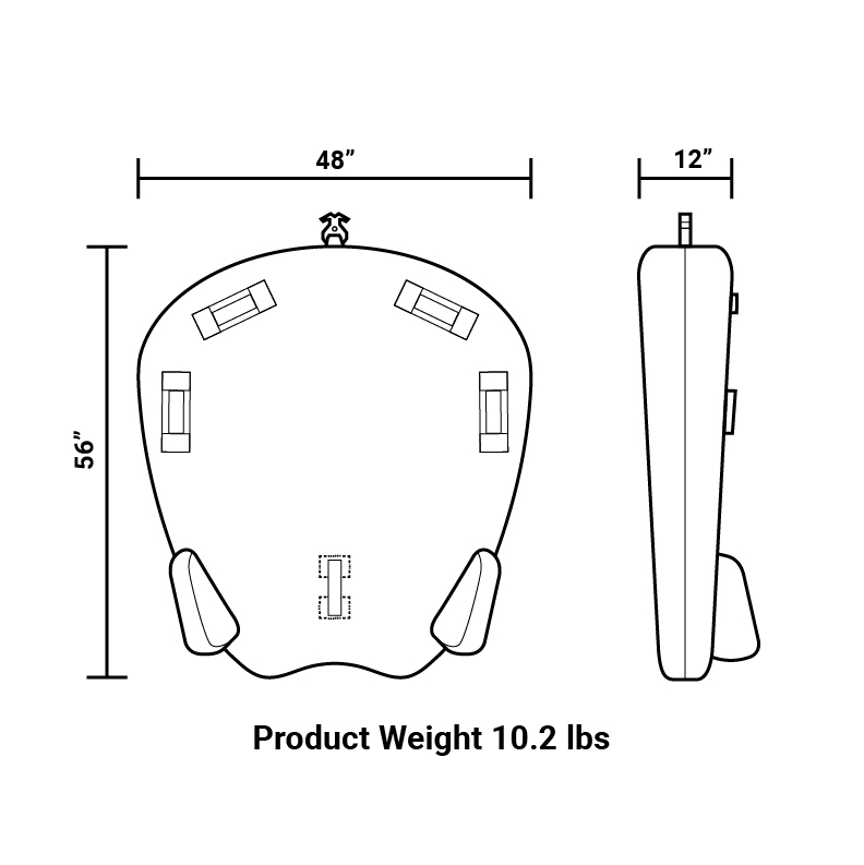 RAVE Sports Towable Tube Diablo II Boat Towable Tube