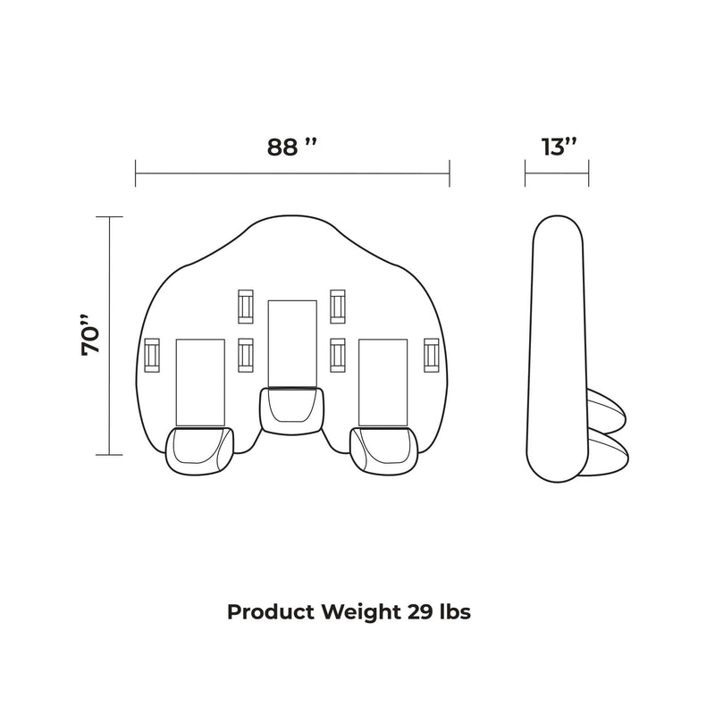 RAVE Sports Towable Tube Charger Boat Towable Tube