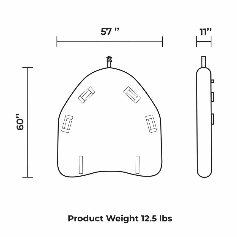 RAVE Sports Towable Tube Razor Boat Towable Tube