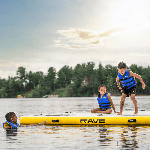 Large Inflatable Mat Water Mats & Waterfront Recreation | Floating Water Mat | RAVE Sports