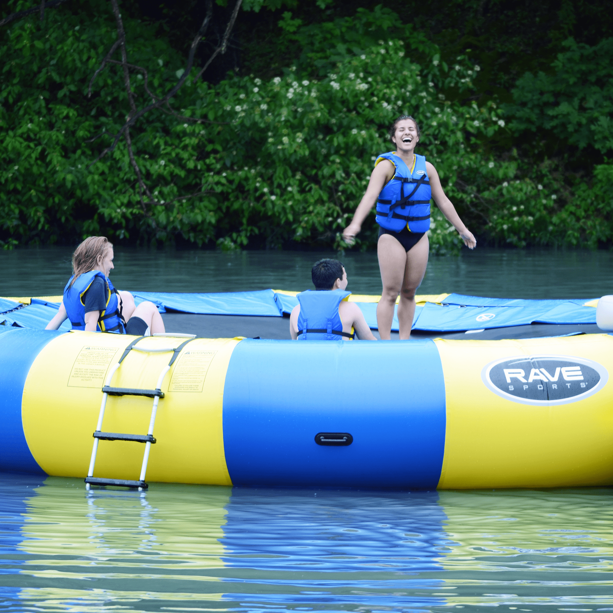 Aqua Jump 200 | Floating Water Trampoline | RAVE Sports
