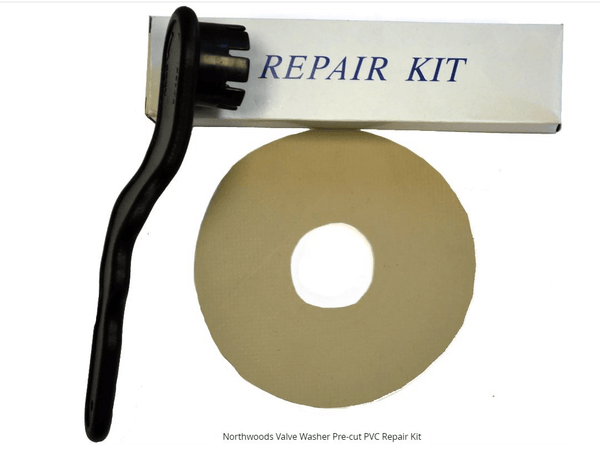 RAVE Sports Parts Northwoods Valve Washer Pre-cut PVC Repair Kit