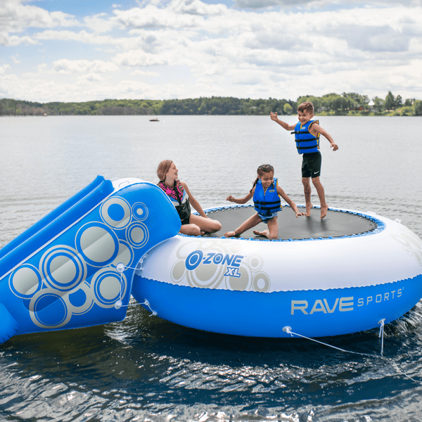 Rave Razor Float Inflater Water Trampolines | Large Inflatable Water Rafts | RAVE Sports