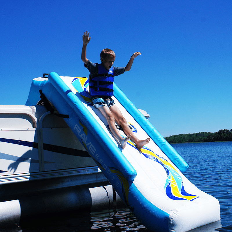 Pontoon Slide | Inflatable Pontoon Water Slide | RAVE Sports