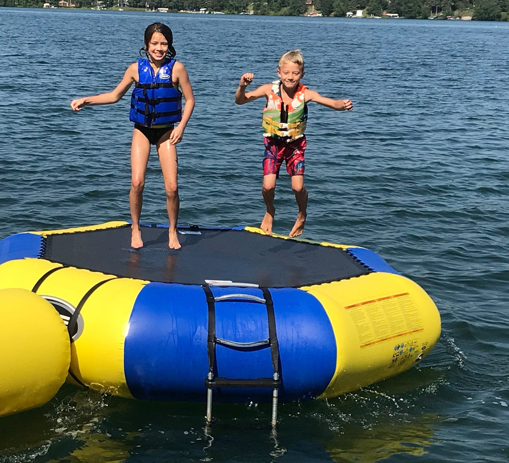 Used clearance water trampoline