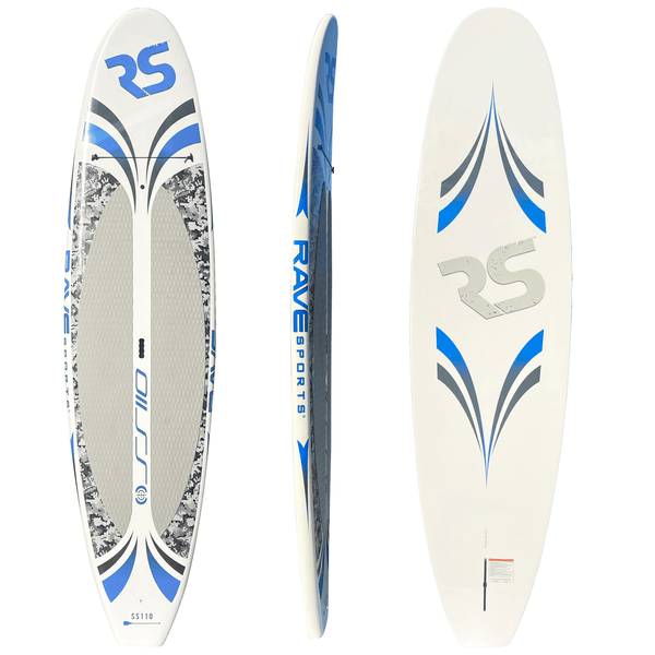 RAVE Sports Paddle Board Camo Blue Shoreline - Digital Series Stand Up Paddle Board