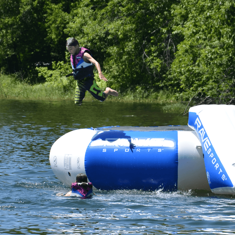 Rave Sports Splash Zone Plus Water Bouncer 12' With Slide And Log : Target