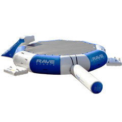 RAVE Sports Water Bouncer Splash Zone Plus 16' + Slide & Log Package