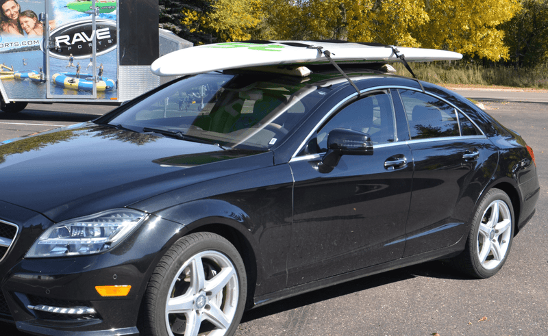 RAVE Sports Paddle Board Stand Up Paddle Board (SUP) Roof Pads with straps - for car top transport