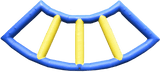 RAVE Sports Giant Inflatables Sweep Curve Tubular