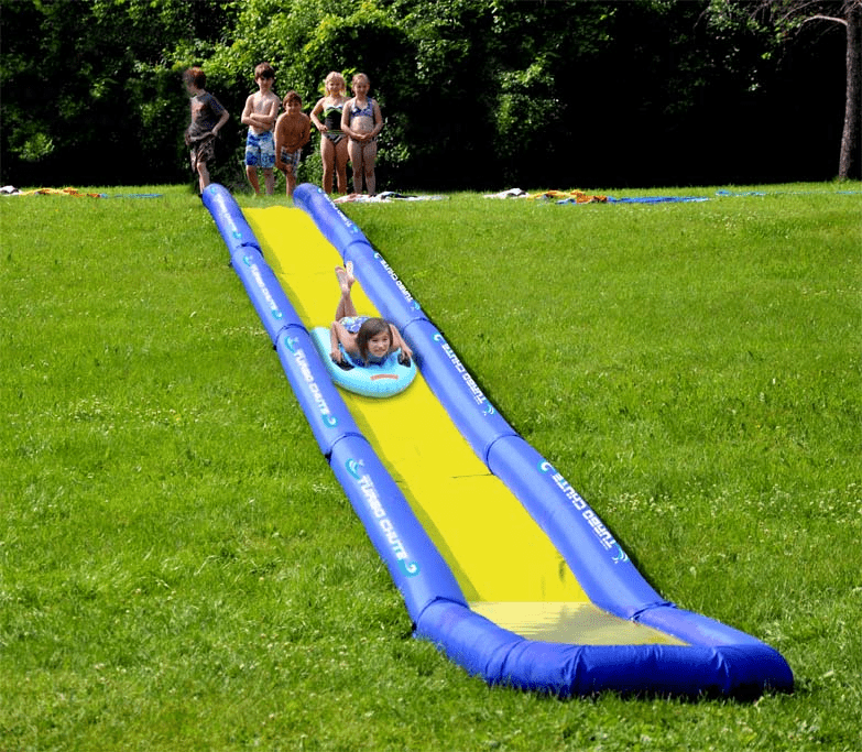 RAVE Sports Slide Turbo Chute Water Slide 10' Catch Pool