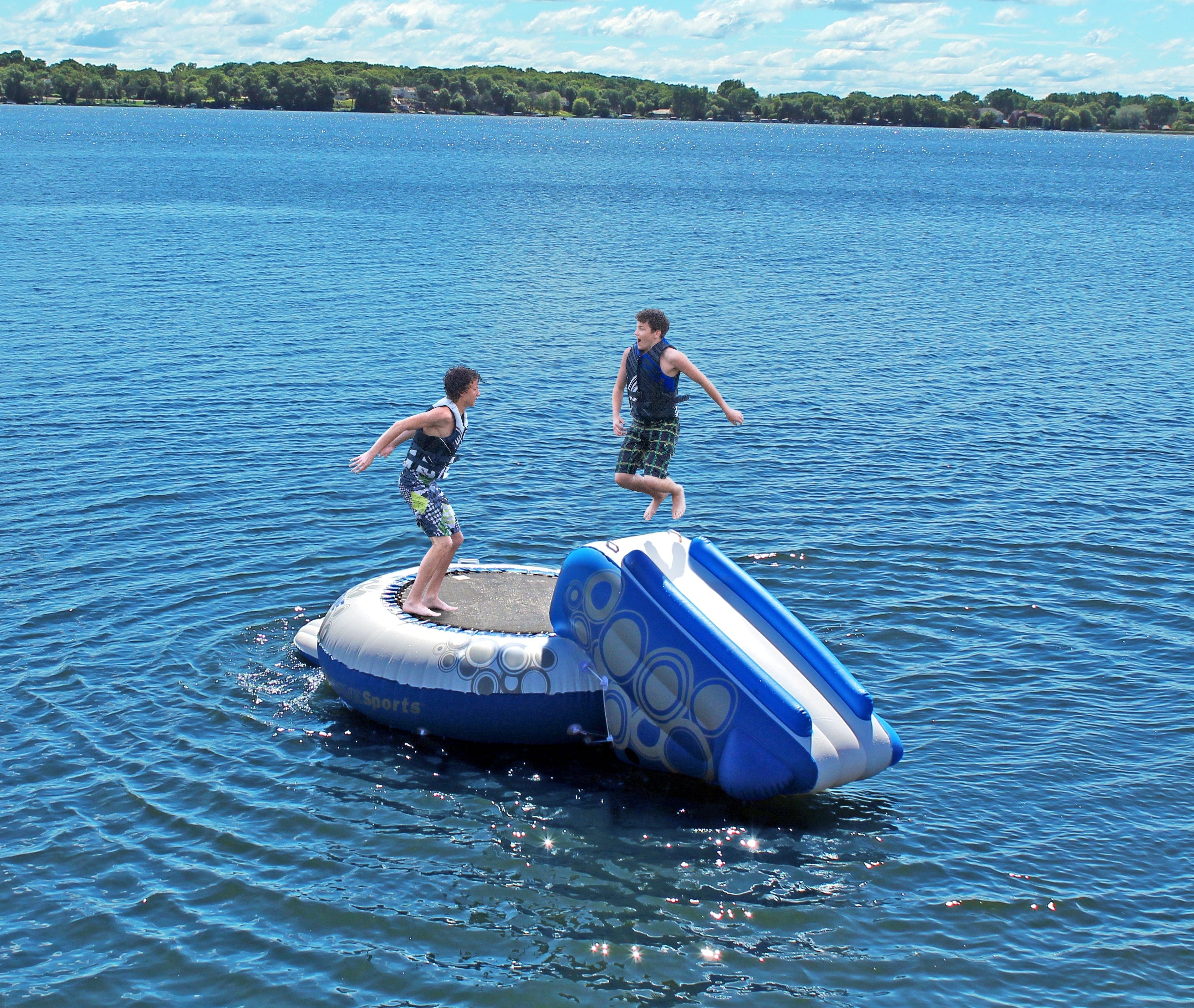 OZone Plus Water Bouncer with Slide RAVE Sports