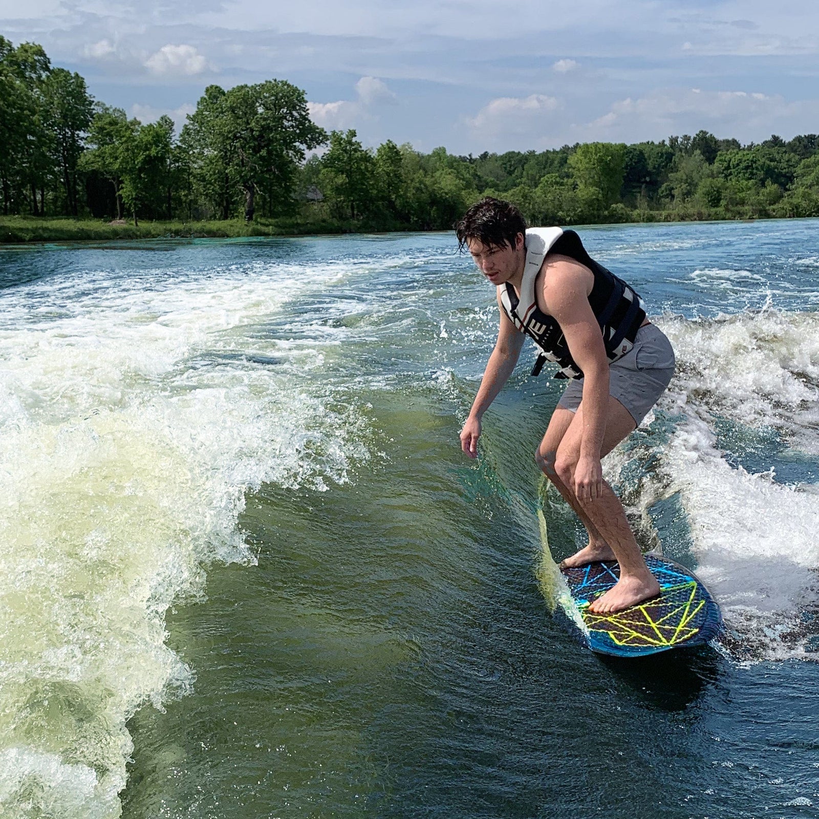 Fractal Wakesurfing Board | RAVE Sports